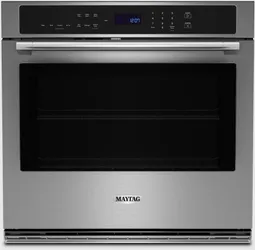 Front view of the Frigidaire FCWD3027AS wall oven 