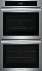 Front view of the Frigidaire FCWD3027AS wall oven 