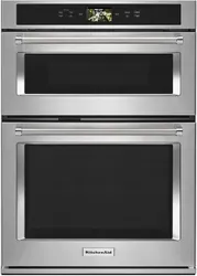 Front view of the KitchenAid KOCE900HSS oven 