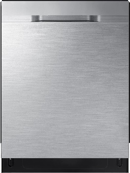 Front view of the Samsung DW80R5060US dishwasher 