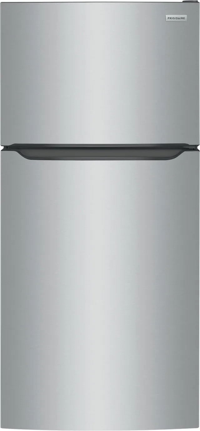 Front view of Frigidaire FFTR2045VS top freezer refrigerator 