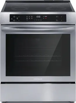 Front view of the Frigidaire FCFI3083AS range 