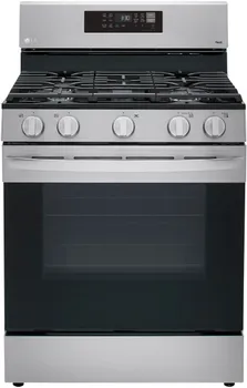 Front view of the LG LRGL5823S range 