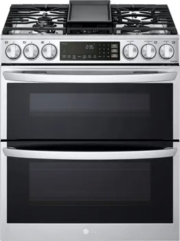 Front view of the LG LTGL6937F range 
