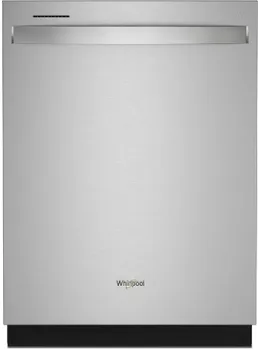Front view of the Whirlpool WDT750SAKZ dishwasher 