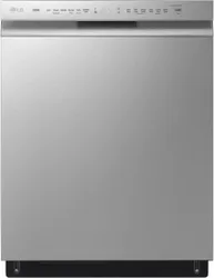 Front view of the LG LDFN4542S dishwasher 