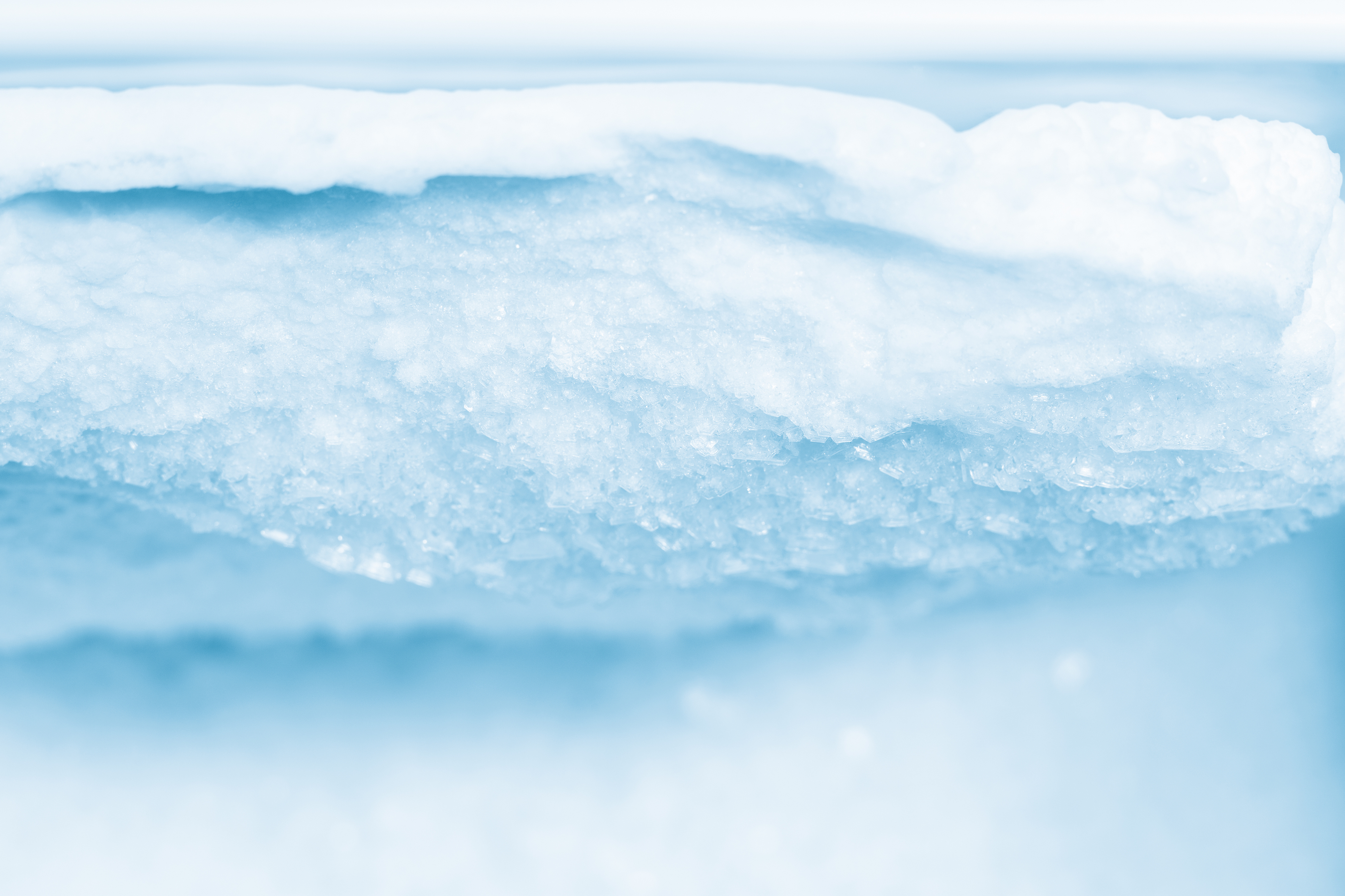 Ice build-up in a freezer 
