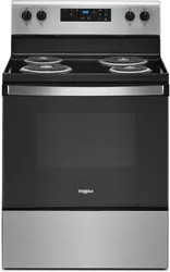 Front view of the Whirlpool WFC315S0JS range 