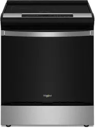 Front view of the Whirlpool WSIS5030RZ range 