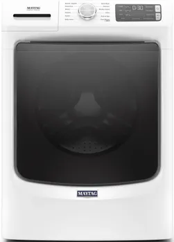 Front view of the Maytag MHW6630HW front load washer 