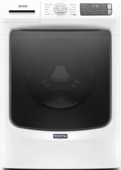Front view of the Maytag MHW5630HW front load washer 