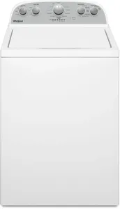 Front view of the Whirlpool WTW4950HW washer 