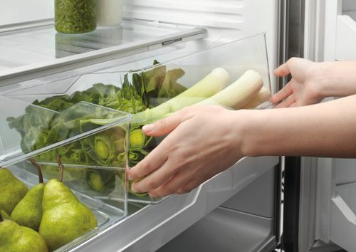 Getting Vegetables Out of a Refrigerator