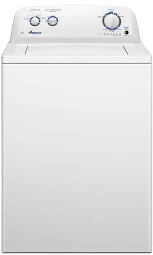Amana Front view of Amana NTW4516FW top load washer with agitator