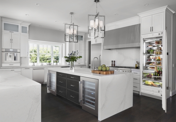 A kitchen featureing various Thermador appliances 