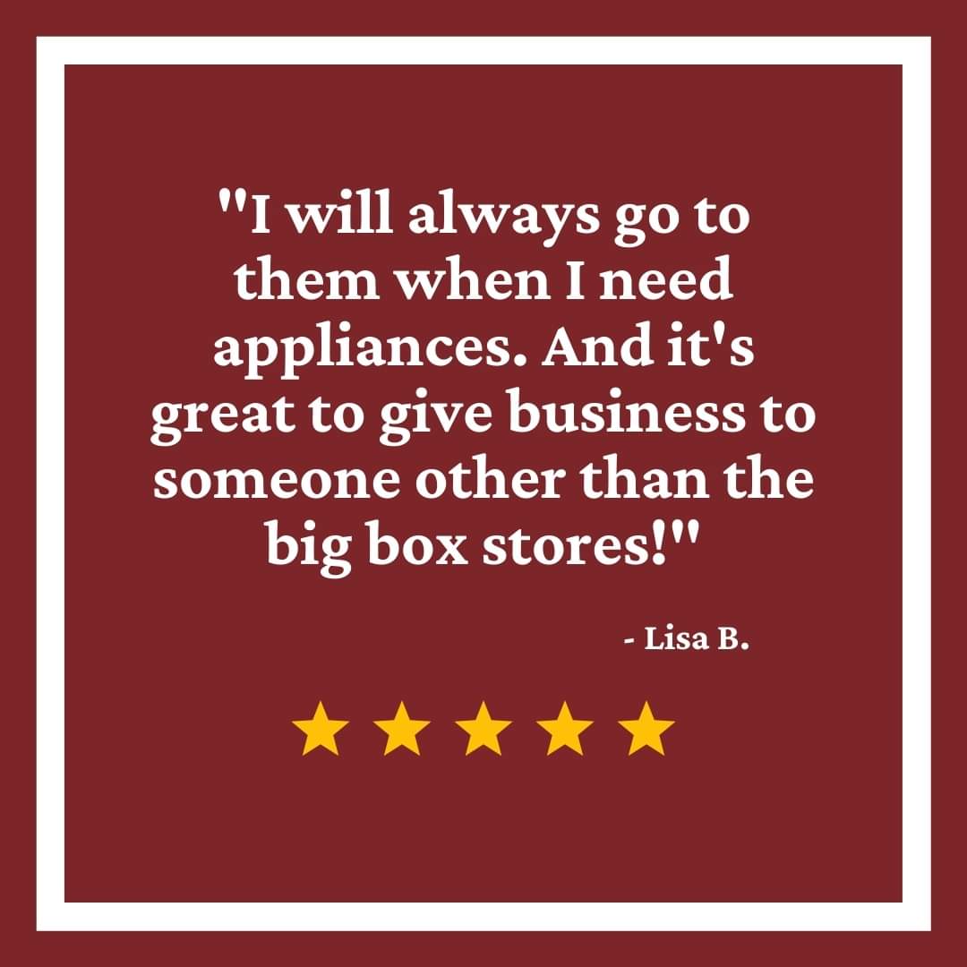 A customer review of the Don's Appliances of Morgantown West Virginia
