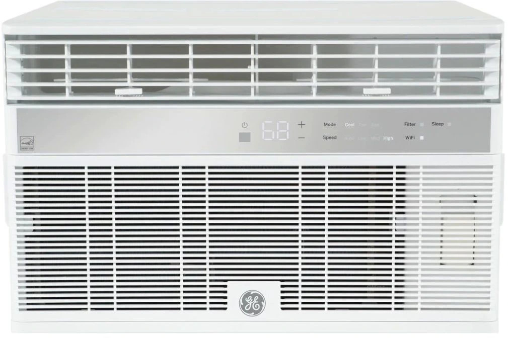 Front view of GE window AC 