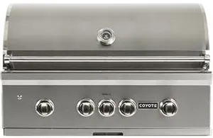 Front view of the Coyote Outdoor Living S-Series 36” gas grill 