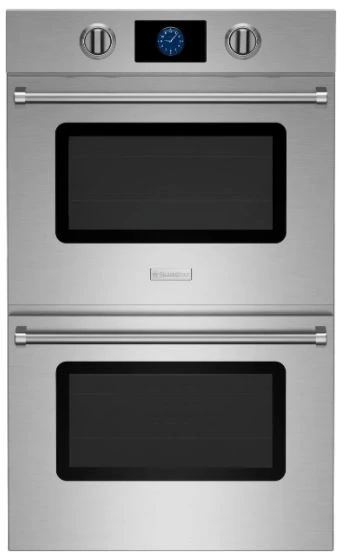 Front view of the BlueStar BSDEWO30DDV3 electric double wall oven 