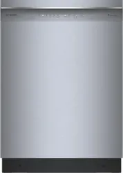 Front view of the Bosch SHE53CE5N dishwasher