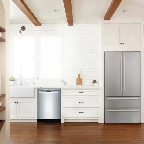 A Bosch 300 Series dishwasher in a kitchen