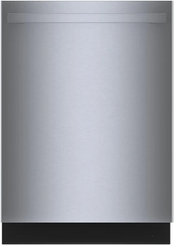 Front view of the Bosch 800 Series SHX78CM5N dishwasher 