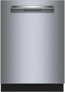 Front view of the Bosch 800 Series SHP78CM5N dishwasher 