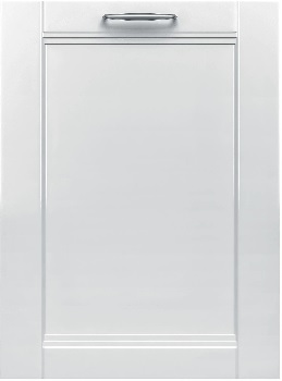 Front view of the Bosch 800 Series SHV78B73UC dishwasher 