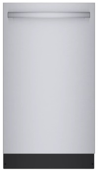 Front view of the Bosch 800 Series SPX68B55UC dishwasher 