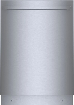 Front view of the Bosch 800 Series SHX78B75UC dishwasher 
