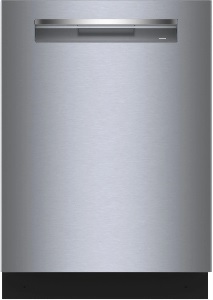  Front view of the Bosch 800 Series SHP78CM5N dishwasher 