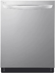 Front view of the LG LDTH7972S dishwasher 