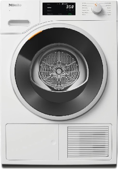 Front view of the Miele TWD 360 WP dryer 