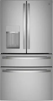 Front view of the GE Profile PVD28BYNFS refrigerator 