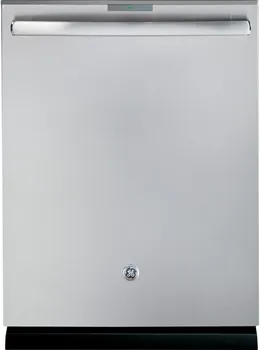 Front view of the GE Profile PDT845SSJSS dishwasher 