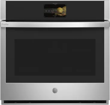 Front view of the GE Profile PTS7000SNSS oven 