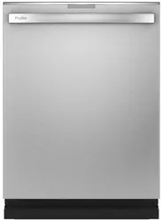 Front view of the GE Profile PDT715SYNFS dishwasher