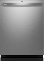 Front view of the GE Profile PDT715SYVFS dishwasher 