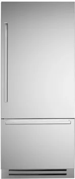Front view of the Bertazzoni REF36BMBIXRT refrigerator 