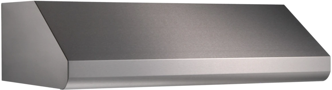 Front view of the Broan E6436SS 36” under cabinet range hood 