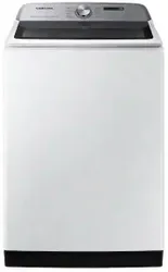 Front view of the Samsung WA54CG7150AW washer 