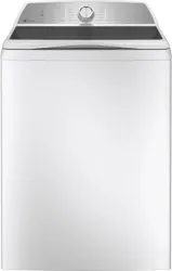 Front view of the GE Profile PTW600BSRWS washer 