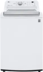 Front view of the LG WT7150CW washer 