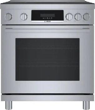 Front view of the Bosch 800 Series HIS8055U induction range 