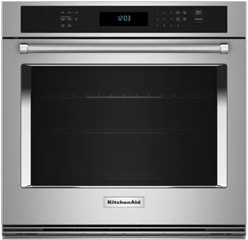Front view of the KitchenAid KOES530PSS oven 