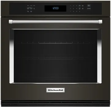 Front view of the KitchenAid KOES527PSS oven 