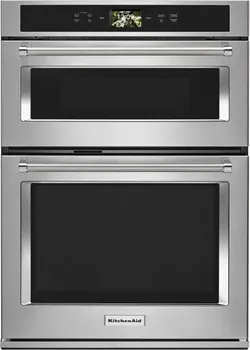 Front view of the KitchenAid KODE900HSS oven 