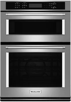 Front view of the KitchenAid KOCE507ESS oven 
