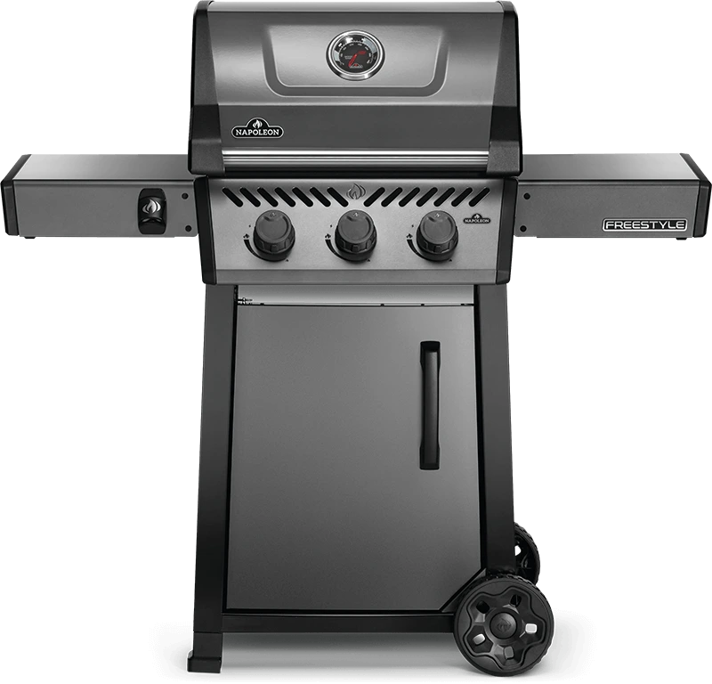 Front view of the Napoleon Freestyle F365DPGT grill 