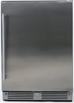 Front view of the XO XOU24ORSR outdoor refrigerator 